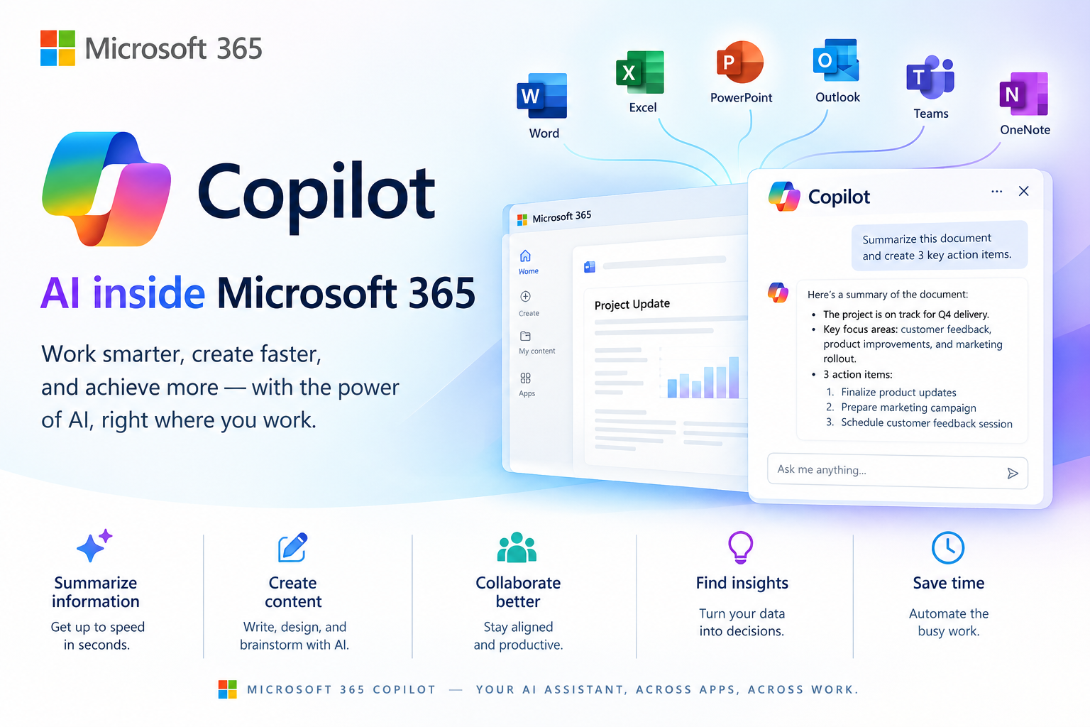 Microsoft 365 Copilot — AI Inside Microsoft 365