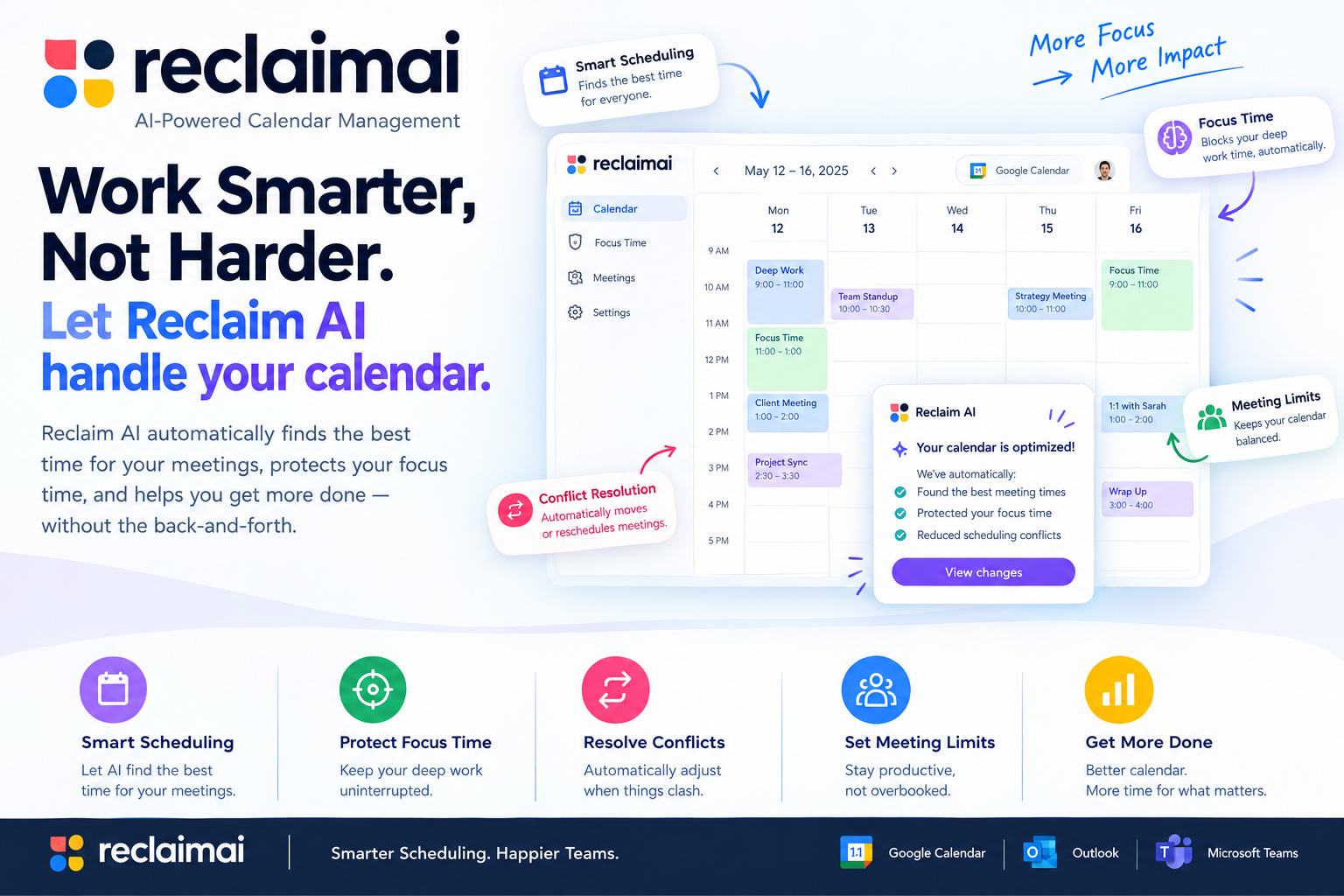 Reclaim AI — Smart Calendar Management