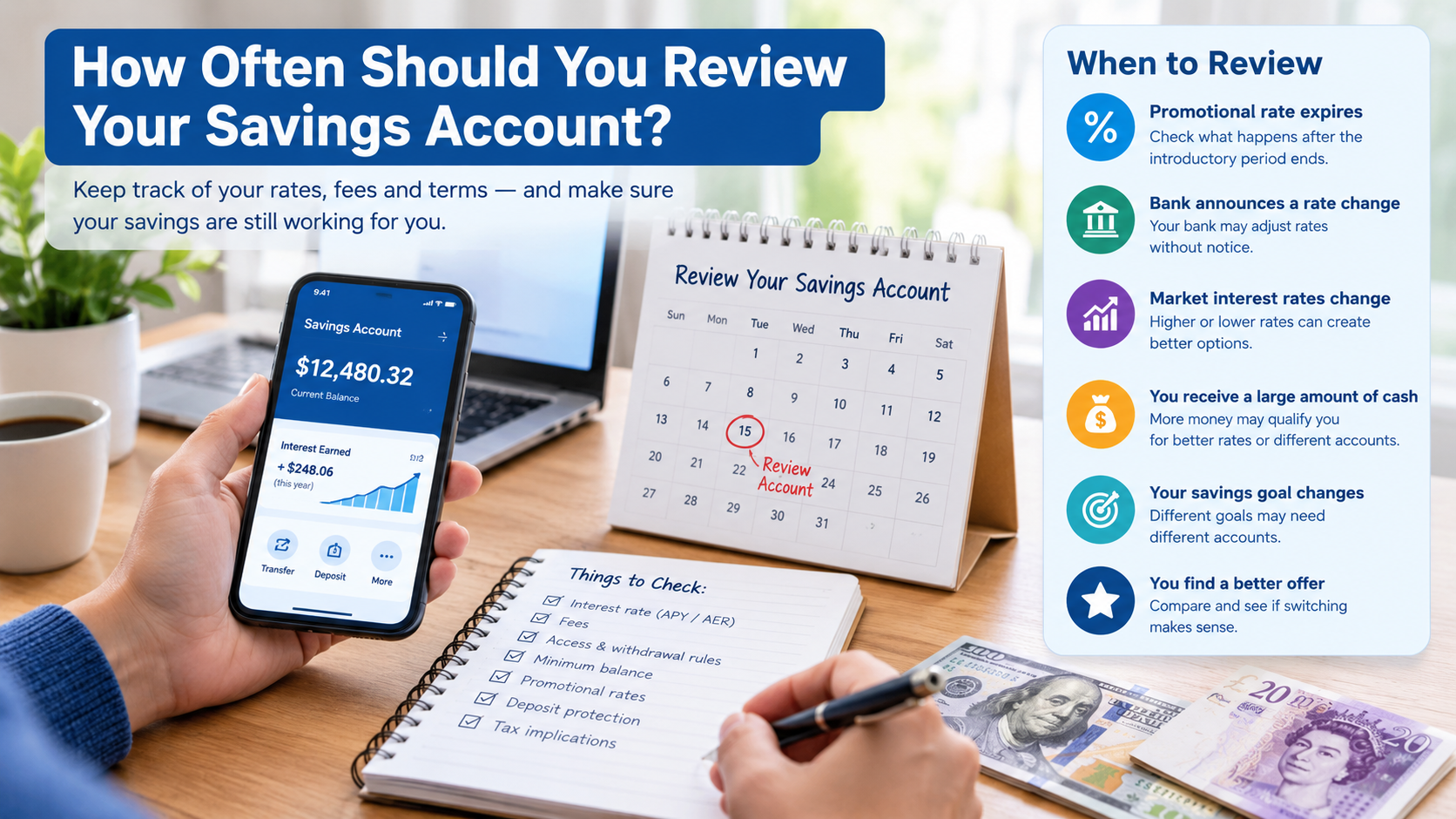 How Often Should You Review Your Savings Account?