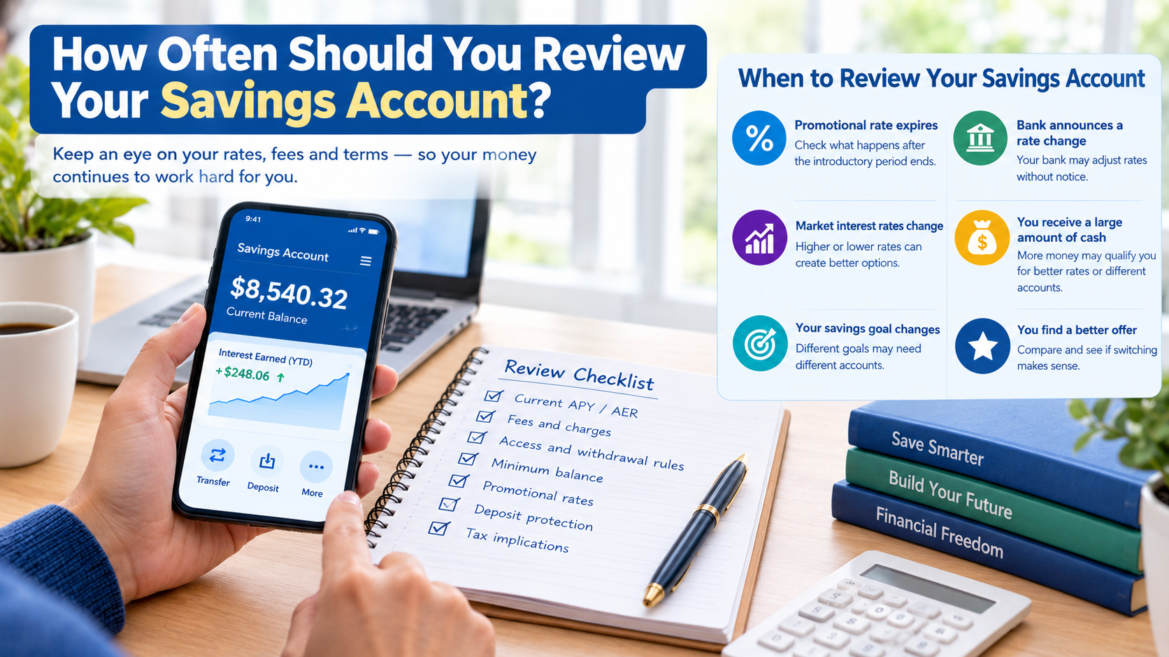 How Often Should You Review Your Savings Account? 