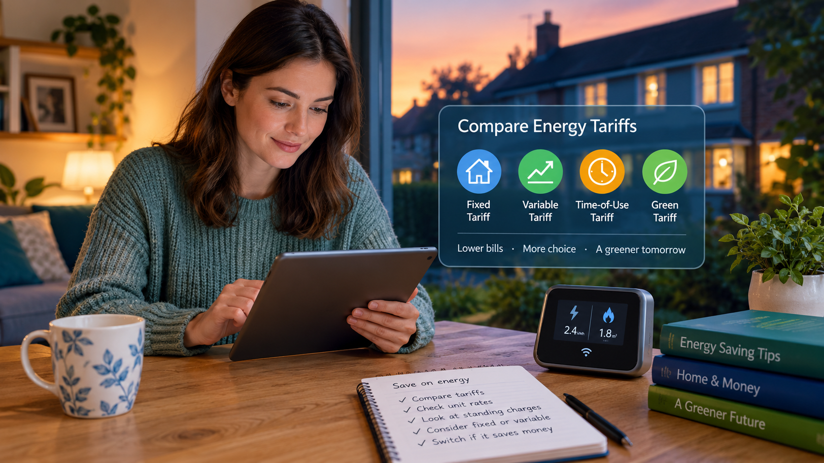 Comparing the best energy tariffs in the UK and household energy prices